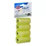 Worki na odchody Trixie Lemon Scented M — 20 szt. na rolkę, 4 rolki (80 worków), żółty plastik