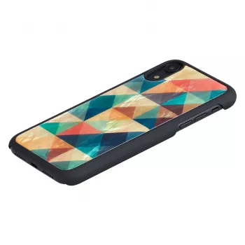 Etui na smartfona iKins do iPhone XR — Mosaic Czarny etui ochronne