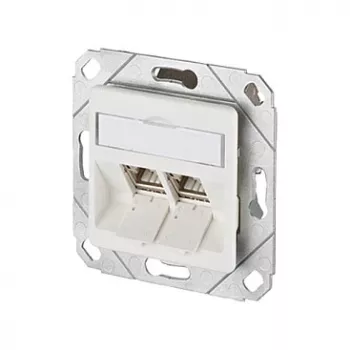 METZ CONNECT 130B12D21102-E - RJ-45 - 6a - -40 - 70 °C - Biały - akrylonitryl-butadien-styren (ABS) - cynk - GHMT - CE