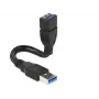 Kabel USB DeLOCK 0.15m 2xUSB3.0-A
