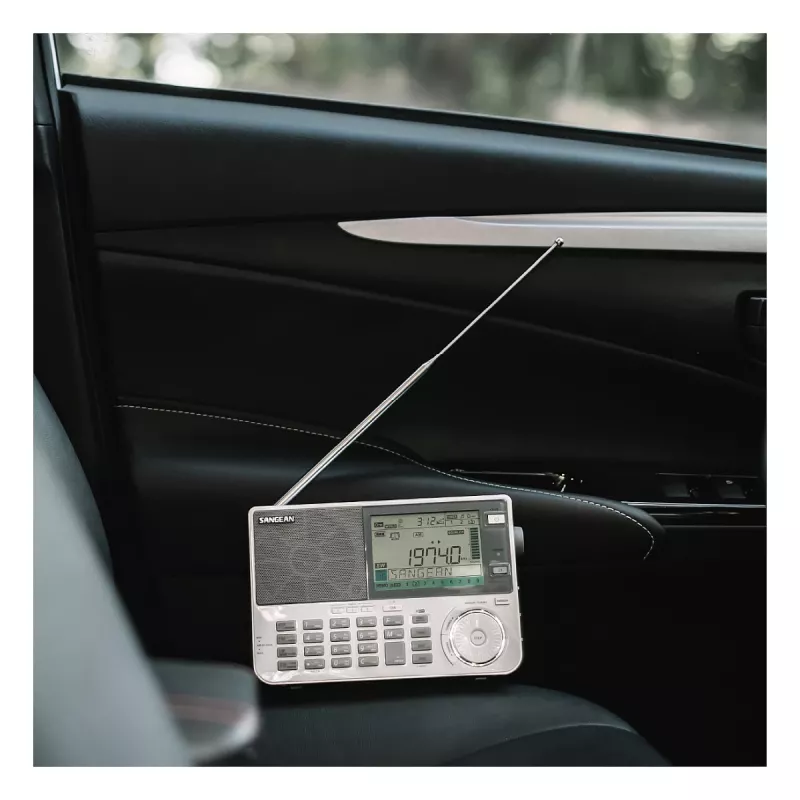 Przenośne radio Sangean ATS-909 X2 — białe — cyfrowe strojenie AM FM SW