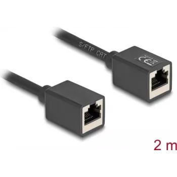 Kabel sieciowy DeLOCK 90331 RJ-45 Cat6a 2 m Czarny