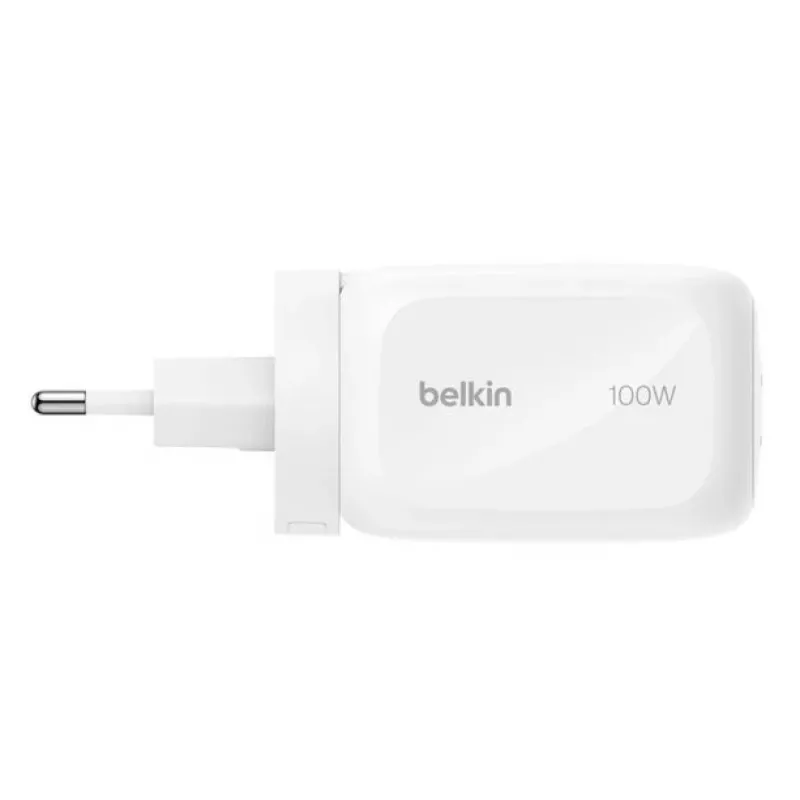 Ładowarka ścienna Belkin BOOSTCHARGE 100W 2C1A WCH016HQWH z wymienną wtyczką