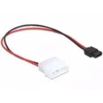 Kabel zasilający Delock Molex 4-pinowy wtyk na cienki SATA 6-pinowe gniazdo 24 cm
