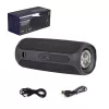 Głośnik przenośny MANTA SPK130GO BT — Bluetooth 5.0, TWS, FM, 10W RMS, akumulatorowy (czarny, 8×8×19 cm)