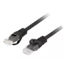 LANBERG kabel sieciowy Cat6 U/UTP PCU6-10CU-0500-BK, RJ-45 do RJ-45, 5 m, czarny