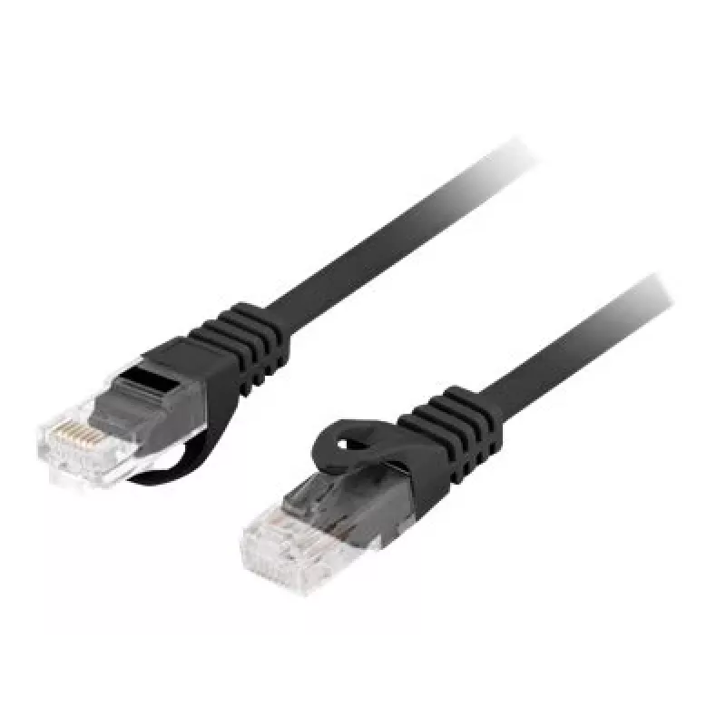 LANBERG kabel sieciowy Cat6 U/UTP PCU6-10CU-0500-BK, RJ-45 do RJ-45, 5 m, czarny