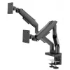 Uchwyt na monitory LC-Power LC-EQ-A34B-D 34 cale Biurko Czarny Zacisk 40 kg