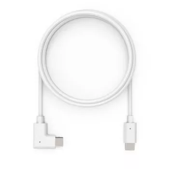 Kabel USB-C do USB-C 90-stopni 2.0 do ładowania i danych Compulocks 1,83 m – kabel USB – 24-pin USB-C (M) prosty do 24-pin USB-C (M) kątowy w prawo – 1,83 m – biały – do Compulock