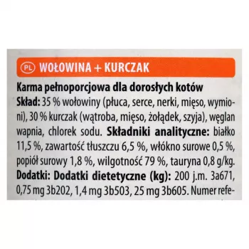ANIMONDA Carny Adult Wołowina i kurczak - mokra karma dla kota - 400 g