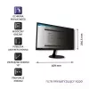 Filtr prywatyzujący do wyświetlacza Qoltec 51054 48,3 cm (19) Laptop