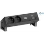 Bachmann DESK2 2xCEE7/3 1xUSB 902.962 A&C 22W 0,2m GST18 RAL9005 1 (902.962)