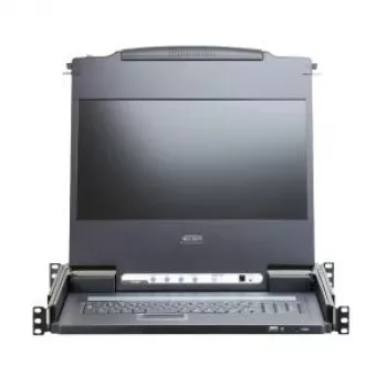 Aten CL6700MW Konsolenregal 43,9 cm (17.3 ) 1920 x 1080 Pixel Metall Czarny 1U (CL6700MW F)