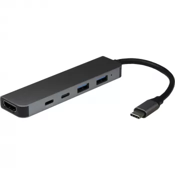 Koncentrator USB Inter-Tech H-469-1 Type-C 5000 Mbit/s HDMI