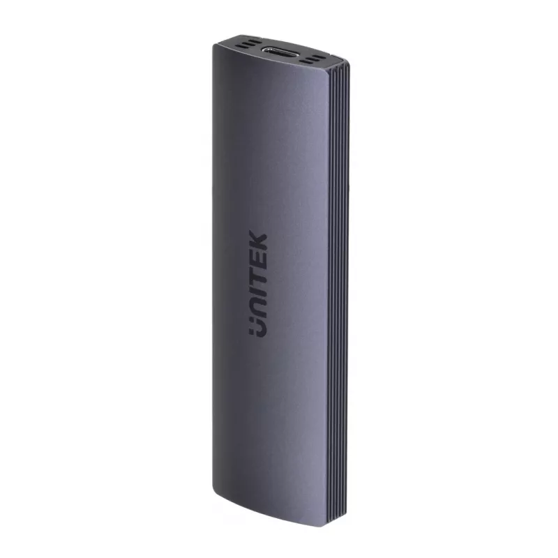 Obudowa SSD M.2 Unitek uDrive szara — M.2 (2230/2242/2260/2280), NVMe/SATA III, USB-C 10 Gbit/s, aluminium