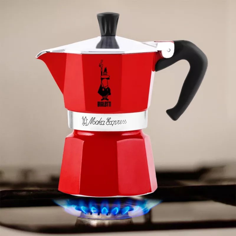 Bialetti Moka Express Moka pot Czerwony