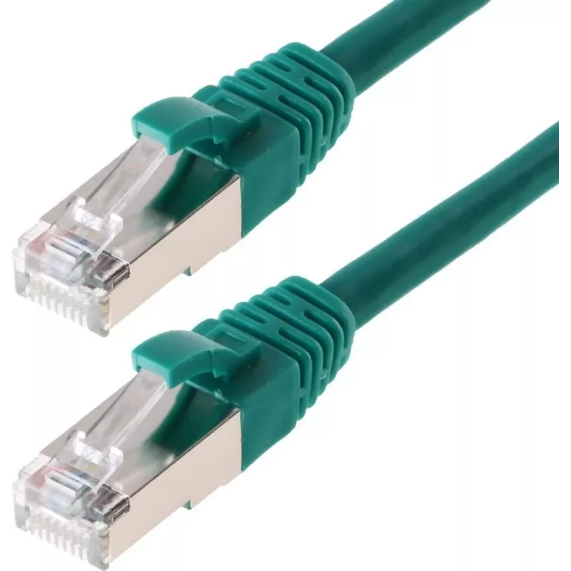 Kabel sieciowy Helos CAT5e SF/UTP 1m zielony