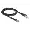 Kabel USB DeLOCK USB 2.0 2 m USB A USB C Czarny 81122
