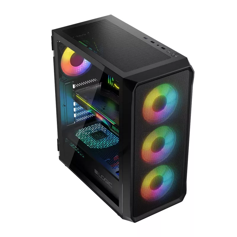Obudowa komputerowa Logic Concept Portos ARGB ATX Czarna