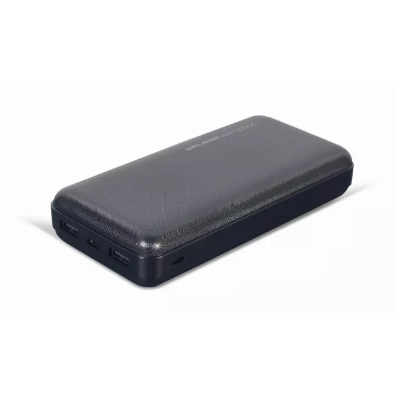 Gembird PB20-02 power bank Litowo-polimerowy (LiPo) 20000 mAh Czarny