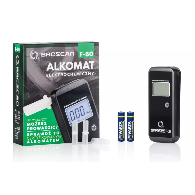 BACscan F-50 alkomat 0 - 4% Czarny