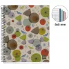MIQUELRIUS College Notebook Eco Design 4 squaczerwony DIN A5 inner margin (A246399)