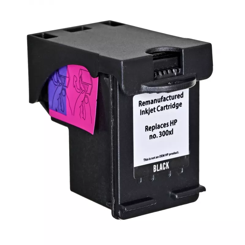 Wkład atramentowy Superbulk kompatybilny z HP 300XL CC641, czarny, atrament pigmentowy, standardowa wydajność, 1 szt.