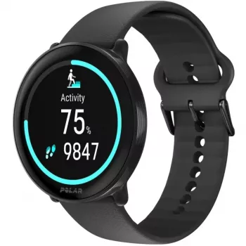 Polar Ignite 3 - Zegarek sportowy z paskiem - Silikonowy - Rozmiar paska: S/L - Wyświetlacz 3,3 cm (1,28 inch) - 32 MB - Bluetooth - 35 g - Night Black (900106234)
