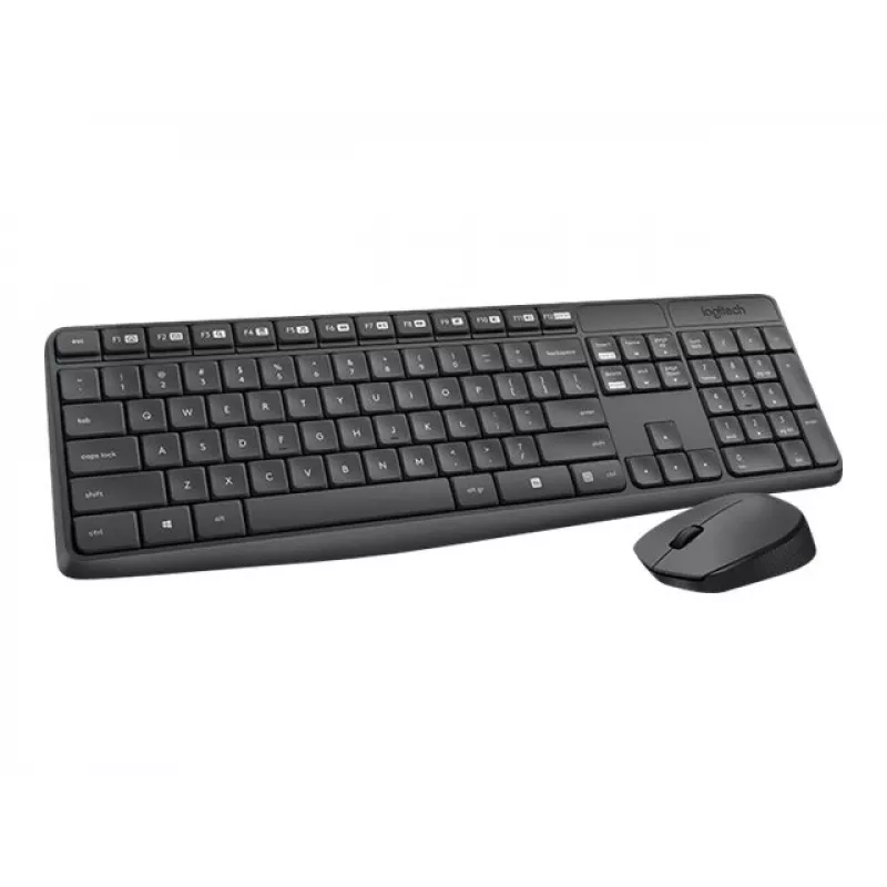 Bezprzewodowy zestaw klawiatura i mysz Logitech MK235