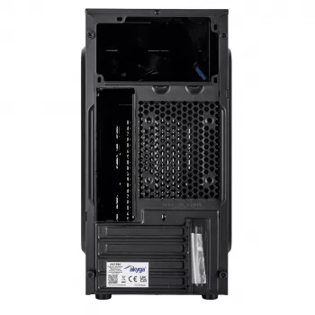 Obudowa PC Akyga AK19BK Micro Tower, Micro ATX / Mini ITX, USB-C + USB 3.0 + 2x USB 2.0, bez zasilacza, czarna