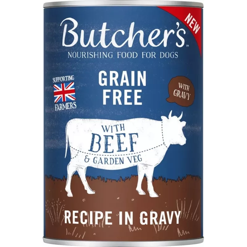 BUTCHER'S Oryginalny Mega pack mix with vegetables in gravy- mokra karma dla psa - 6 x 400g