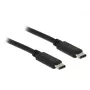 Kabel USB typu C DeLOCK Typ-C 2.0 1 m Czarny