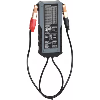 Tester akumulatorów KS Tools 12V Digital (model 550.1645) do akumulatorów samochodowych 12 V, cyfrowe narzędzie diagnostyczne