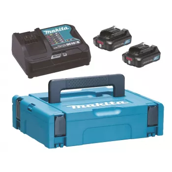 MAKITA ZESTAW ZASILACZA 12V 2x2,0Ah (BL1021Bx2+DC10SB) MAKPAC