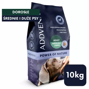 ADDVENA Power of Nature Adult Medium/Large Lamb - sucha karma dla psów - 10 kg