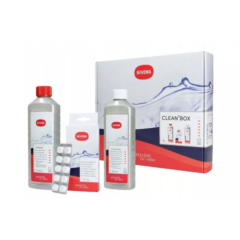 Zestaw czyszczący Nivona Clean3Box 3szt. (model 390700402) do ekspresów do kawy Nivona