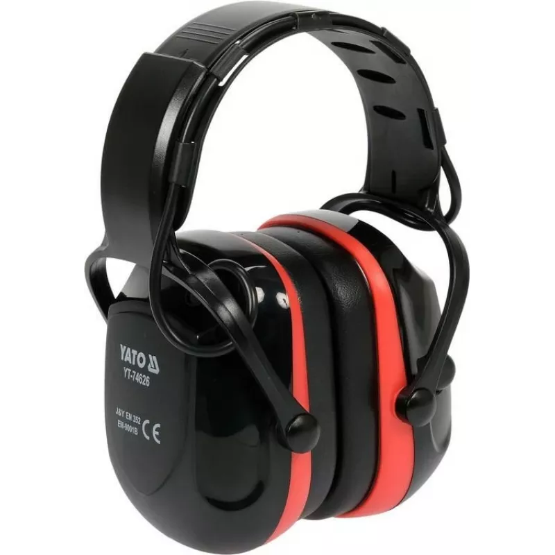 Słuchawki ochronne YATO YT-74626, konstrukcja PVC, bateria litowo-polimerowa, 348 g