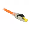 Złącze przewodu RJ45 DeLOCK 86485 Czarny Srebrny Przezroczysty Żółty