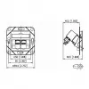 METZ CONNECT 130B12D21102-E - RJ-45 - 6a - -40 - 70 °C - Biały - akrylonitryl-butadien-styren (ABS) - cynk - GHMT - CE