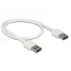 Kabel USB 2.0 DeLOCK 85192 0.5m biały