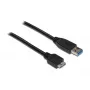 Kabel połączeniowy USB 3.0 wtyk A na wtyk Micro B, czarny, 0,2 m, Good Connections® (2710-MB002)