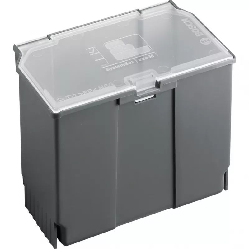 Pojemnik do przechowywania Bosch SystemBox prostokątny polipropylen 176×105×133 mm Czarny/Szary