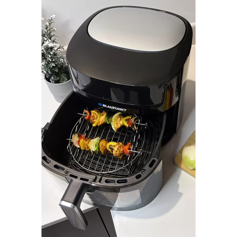 Frytkownica beztłuszczowa BLAUPUNKT AFD712 — pojemność 7,2 l, 1800 W, cyfrowe sterowanie dotykowe, 40–200°C, minutnik 60 min