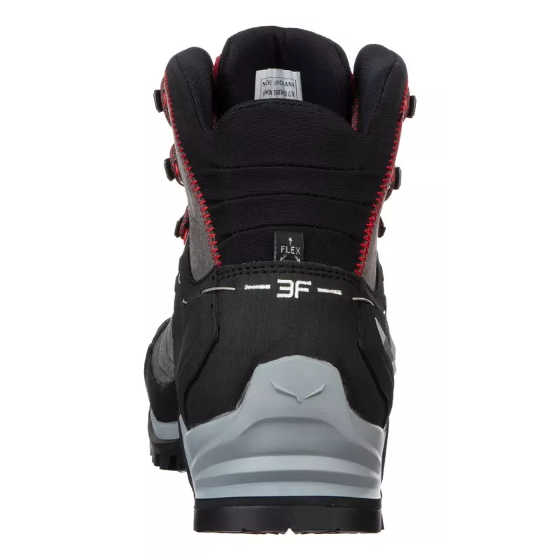 Salewa MTN Trainer Mid GTX Męskie Dla Dorosłych Charcoal, Szary, Czerwony