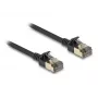 Kabel sieciowy DeLOCK RJ45 Cat.8.1 F/FTP cienki Pro 5m Czarny