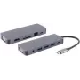 shiverpeaks ®-BASIC-S--USB-DOCK--USB-C wieloportowa stacja dokująca, 11w1, HDMI, VGA, PD, Hub, SD, LAN, AUX (BS14-05028)
