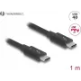 DeLOCK Thunderbolt 4 kabel 40 Gbps PD 3.1 240 W 1 m czarny