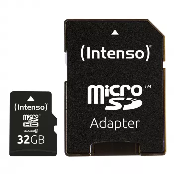 MEMORY MICRO SDHC 32GB C10/W/ADAPTER 3413480 INTENSO