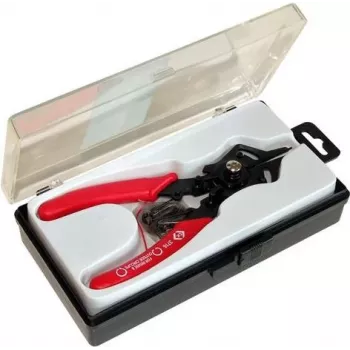 Szczypce do pierścieni osadczych C.K Tools T3716 z czerwoną rękojeścią