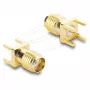 Adapter zmiany płci złącza DELOCK 67411 pozłacane złącze SMA — adapter SMA na SMA